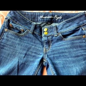 Jean American Eagle women stretch